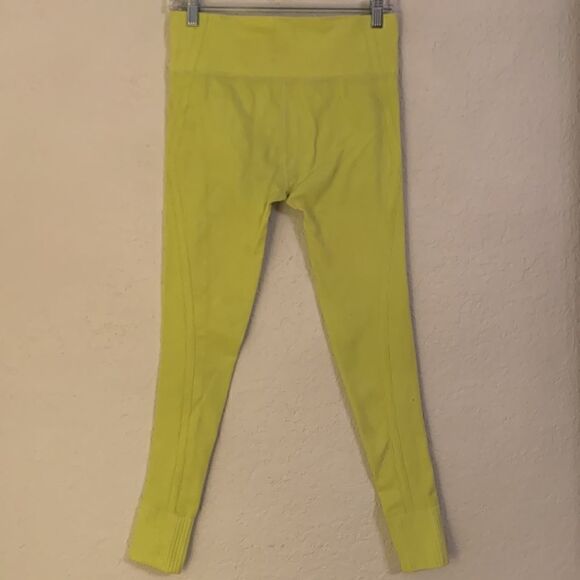 Anthropologie Sport Yellow Legging Size M - Picture 3 of 8